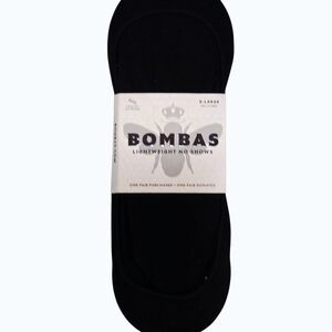 Bombas Lightweight Low Cut No-Show Socks- Black